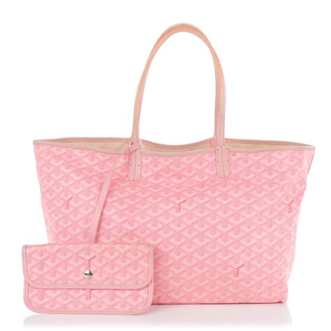 pink tote bag goyard|goyardine st louis pm pink.